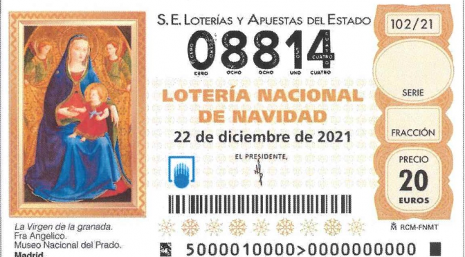LOTERIA DE NADAL, SEGUR QUE ENGUANY ENS TOCA – DONATIU DE 0,25€ centins per 1€ que jugues