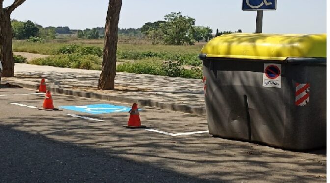 ESCRIT PLACA MOVILITAT REDUIDA, SOL.LICITADA  PER LA ASSOCIACIÓ