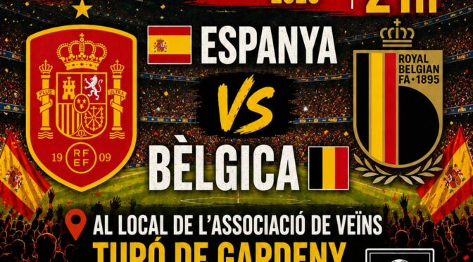 ACTIVITATS DE VEURE EL FUTBOL   10 -07 2026 A LES 21:00
